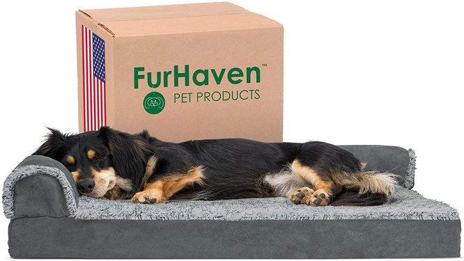 The Furhaven Orthopedic Dog Bed for Shelties The Furhaven Orthopedic Dog Bed for Shelties