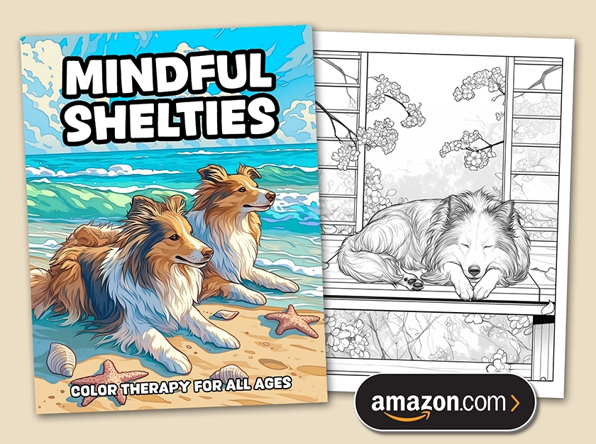 Mindful Shelties - Coloring Pages for All Ages Mindful Shelties - Coloring Pages for All Ages
