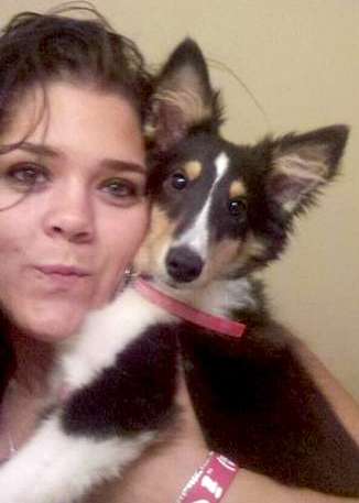 And my very first picture with my Molly. I adopted her she was 3 months old. By Jennifer Mills And my very first picture with my Molly. I adopted her she was 3 months old. By Jennifer Mills