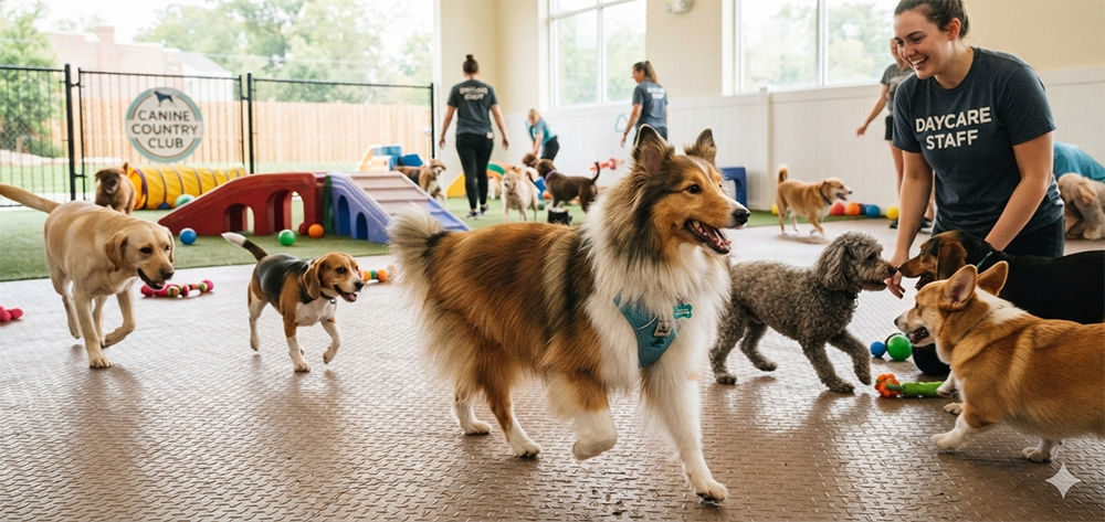 Dog vaccination record and veterinary documentation